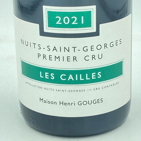 メゾン アンリ グージュ ニュイ サン ジョルジュ プルミエクリュ レ カイユ 2021 750ml 13.5% MAISON HENRI GOUGES NUITS-SAINT-GEORGES PREMIER CRU LES CAILLES【E2】