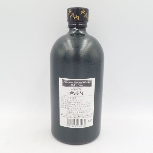 東京都限定◆戸河内 ブレンデッドウイスキー 700ml 40% 1156gTOGOUCHI【F】