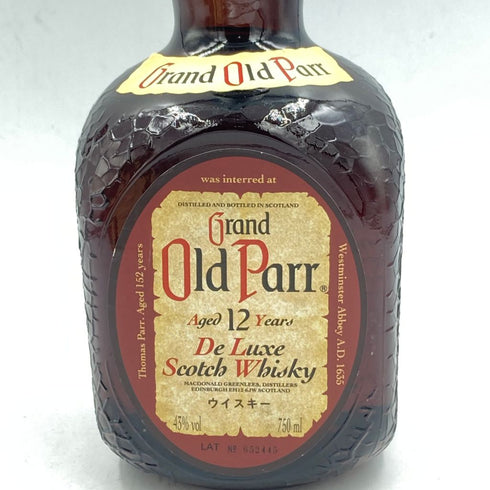 グランド オールドパー 12年 デラックス 750ml 40% Grand Old Parr De Luxe【I4】