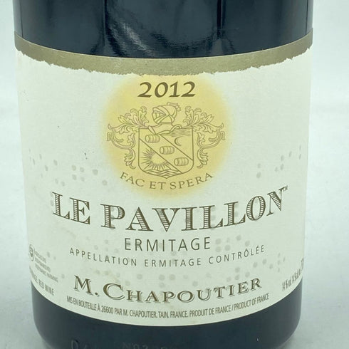 ミシェル シャプティエ エルミタージュ ルージュ ル パヴィヨン 2012 750ml 14% Michel Chapoutier ERMITAGE ROUGE LE PAVILLON【D4】