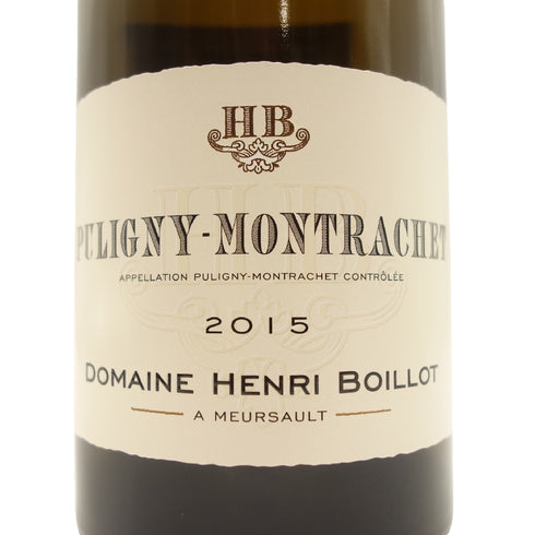 ドメーヌ アンリ ボワイヨ ピュリニー モンラッシェ 2015 750ml HENRI BOILLOT PULIGNY-MONTRACHET 箱付【H】