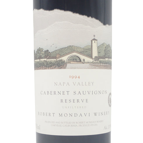 ロバート モンダヴィ カベルネ ソーヴィニヨン リザーブ ナパヴァレー 1994 赤 750ml ROBERT MONDAVI Cabernet Sauvignon RESERVE Napa Valley【O】