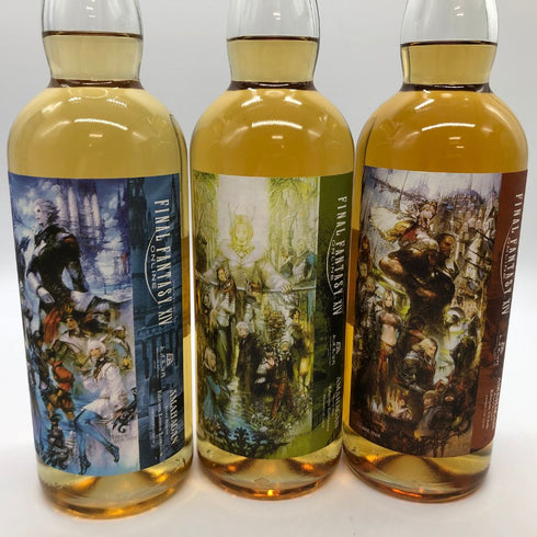 東京都限定◆アマハガン ファイナルファンタジーXIV グリダニア&リムサ・ロミンサ&ウルダハ 700ml 40% 長濱蒸留所 3本セット【Q】