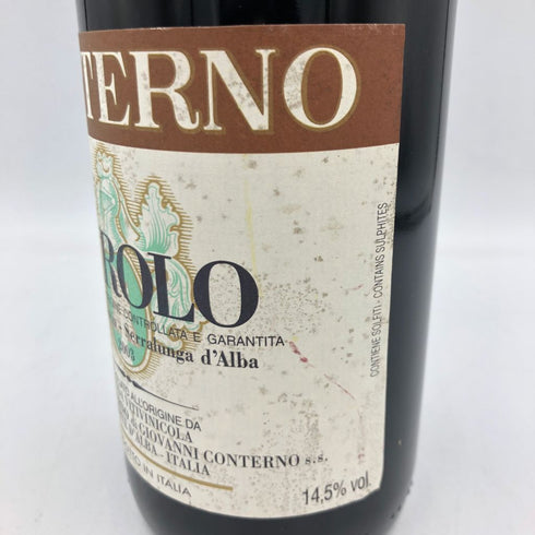 ジャコモ コンテルノ バローロ カッシーナ フランチャ 2003 750ml 14.5% GIACOMO CONTERNO BAROLO Cascina Francia【DD】