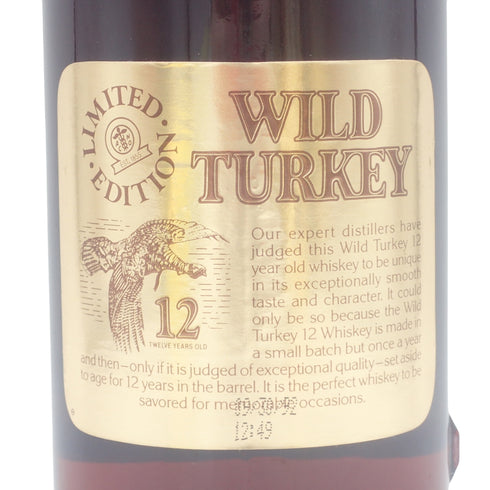 ワイルドターキー 12年 ゴールドラベル 750ml WILD TURKEY【U1】