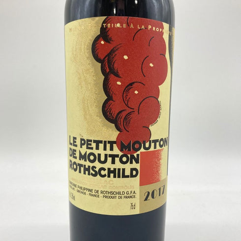 ル プティ ムートン ド ムートン ロートシルト 2017 750ml 13.5% Le Petit Mouton de Mouton Rothschild 【L1】