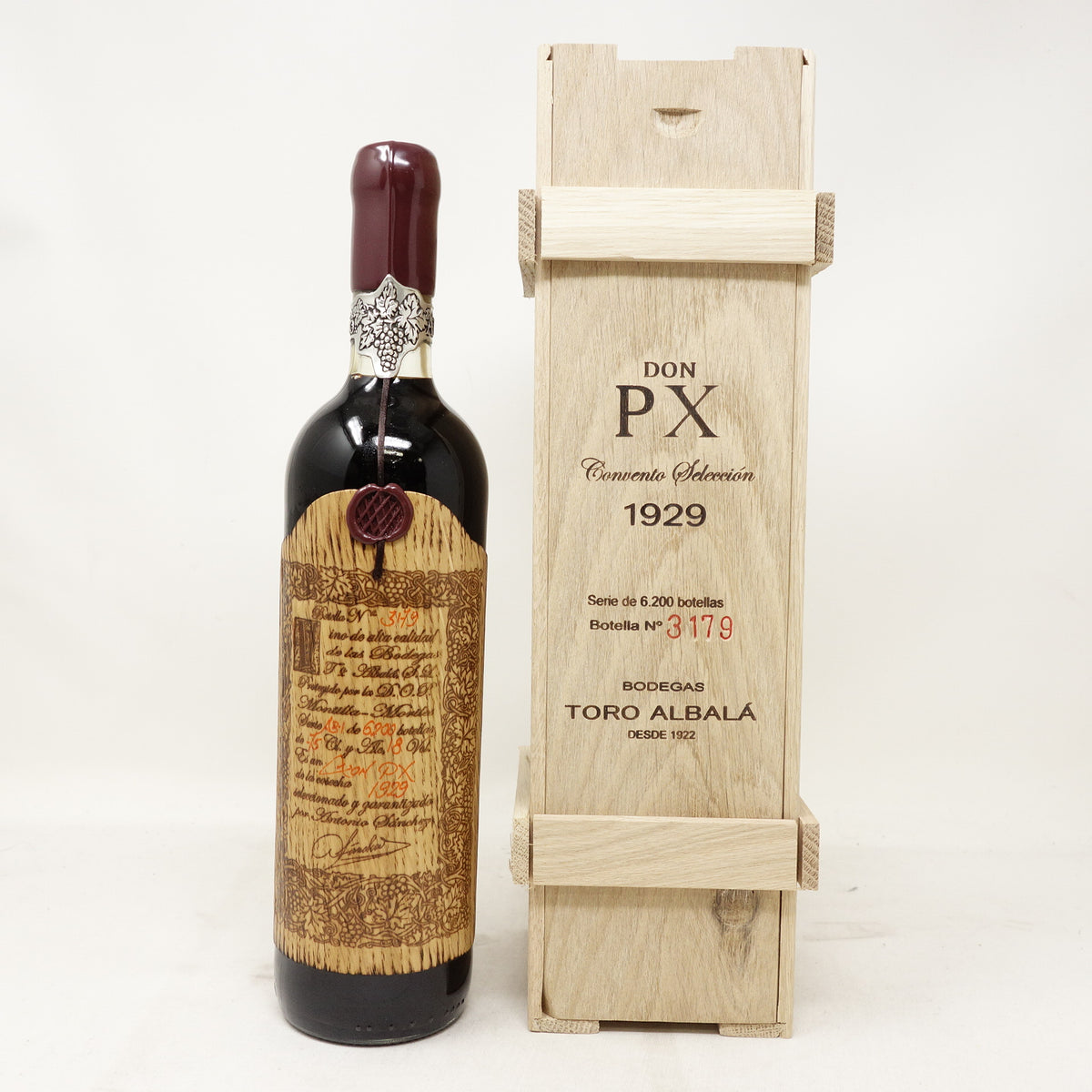 トロ アルバラ ドン ペーエキス ペドロヒメネス コンベント セレクション 1929 18％ 750ml DON PX CONVENTO  SELECCION TORO ALBALA PedroXimenez 箱付【B2】