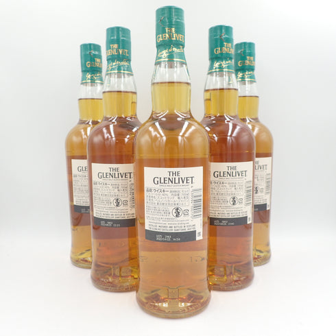 【セット】グレンリベット 12年 ダブルオーク シングルモルト 700ml 40% THE GLENLIVET 5本セット 同梱不可【7F】