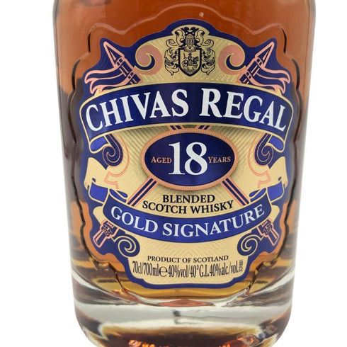 シーバスリーガル 18年 ゴールドシグネチャー 700ml 40% CHIVAS REGAL goldsignature 【W】