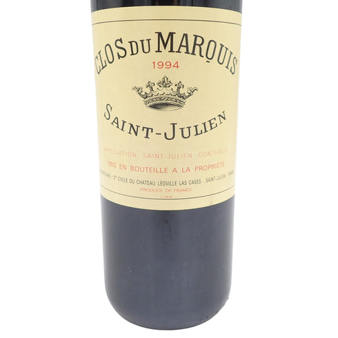 クロ デュ マルキ サンジュリアン 1994 赤 750ml 13% CLOS DU MARQUES Saint Julien【H1】