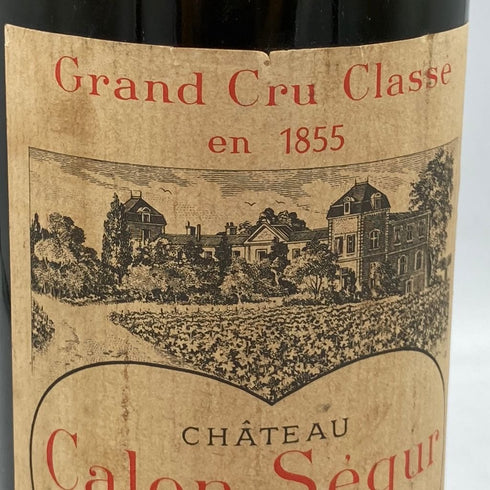 シャトー カロン セギュール 1975 750ml 13% Chateau Calon Segur 【A3】