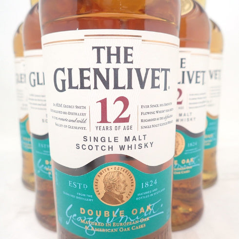 【セット】グレンリベット 12年 ダブルオーク シングルモルト 700ml 40% THE GLENLIVET 6本セット同梱不可【7F】