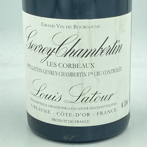ルイ ラトゥール ジュヴレ シャンベルタン 2004 レ コルボー 750ml 13.5% LOUIS LATOUR Gevrey Chambertin Les Corbeaux【N1】