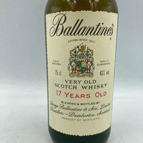 バランタイン 17年 ベリーオールド 青青紋章 750ml 43% Ballantine's【1A】