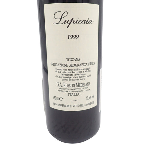 カステロ デル テリッチョ ルピカイア 1999 750ml 13.5% Castello del Terriccio Lupicaia【B2】