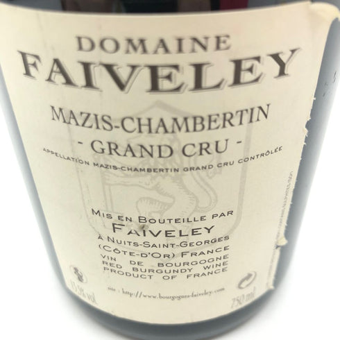 フェヴレ マジシャンベルタン グラン クリュ 2010 750ml 13.5% FAIVELEY Mazis Chambertin Grand Cru【N2】