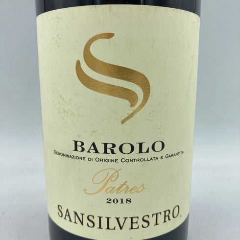 サン シルヴェストロ バローロ パトレス 2018 750ml 14% PATRES SANSILVESTRO BAROLO 【C】