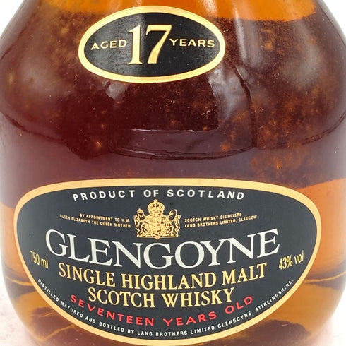 グレンゴイン 17年 750ml 43% GLENGOYNE【B2】