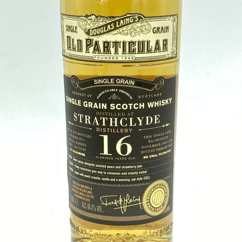 ストラスクライド 16年 ダグラスレイン オールド パティキュラー 2005 700ml 48.4% Strathclyde Douglas Laing Old Particular【E3】