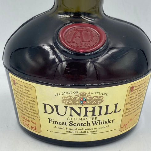 ダンヒル オールドマスター スコッチウイスキー 750ml 43% dunhill OLD MASTER【G】