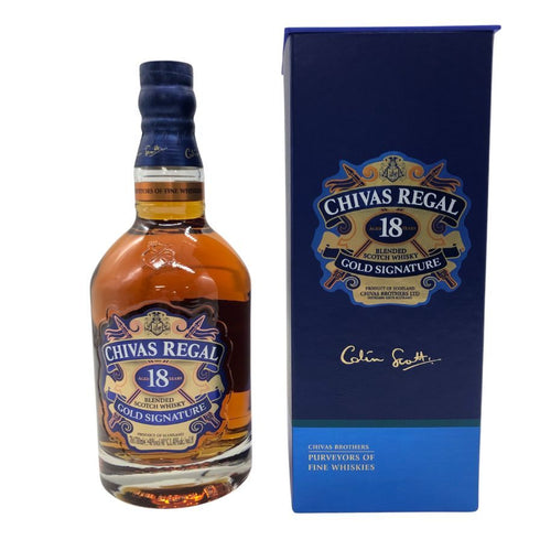 シーバスリーガル 18年 ゴールドシグネチャー 700ml 40% CHIVAS REGAL goldsignature 【W】