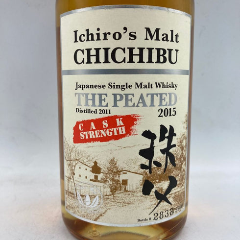 東京都限定◆イチローズモルト 秩父 ザ ピーテッド カスクストレングス 2011-2015 700ml 62.5% Ichiro's Malt 【S1】