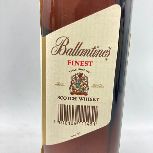 3本セット バランタイン ファイネスト 750ml 43% BALLANTINE'S FINEST -【E3】