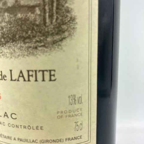 カリュアド ド ラフィット 1996 750ml 13% CARRUADES de LAFITE【G4】