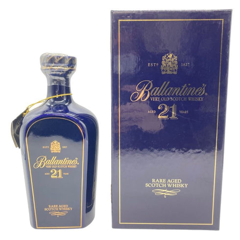 バランタイン 21年 陶器ボトル 700ml 43% Ballantine's 1432g【Q】