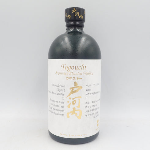 東京都限定◆戸河内 ブレンデッドウイスキー 700ml 40% 1156g TOGOUCHI【Y】