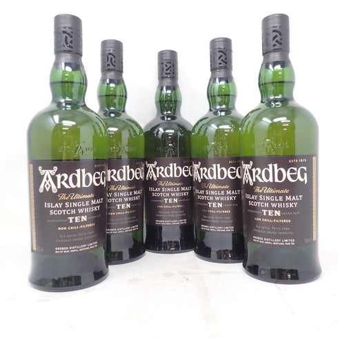 【セット】アードベッグ 10年 700ml 46% ARDBEG 5本セット【V】