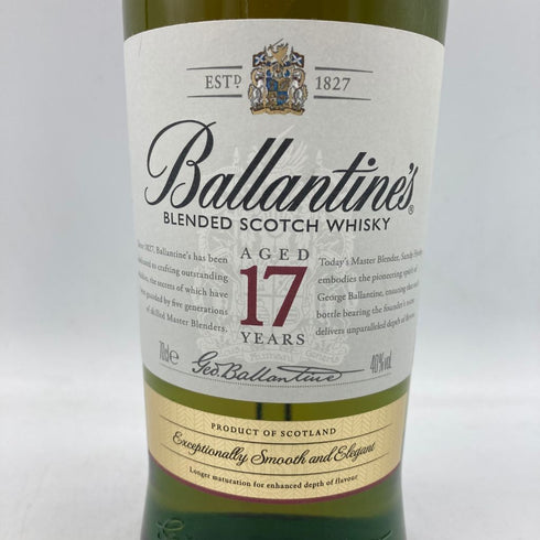 バランタイン 17年 700ml 40% Ballantine’s 【B4】
