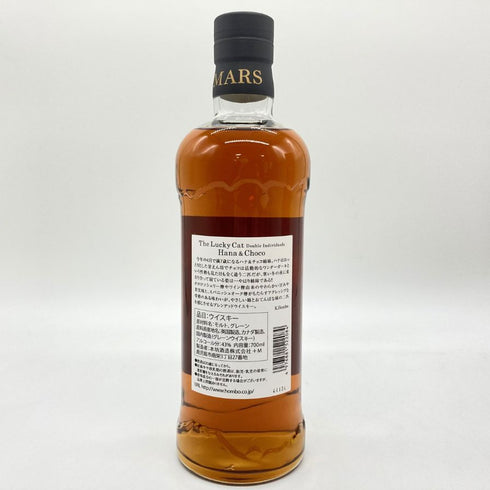 東京都限定◆マルス ザ ラッキーキャット ハナ&チョコ 700ml 43% MARS The Lucky Cat Hana&Choco 【Y1】
