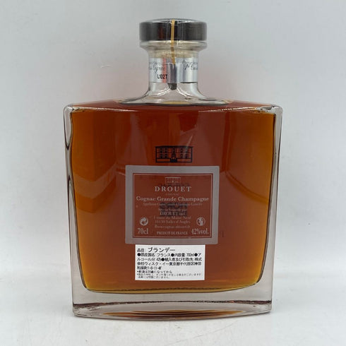 ドルーエ パラディ ドゥ ファミーユ オルダージュ グランド シャンパーニュ 700ml 42% DROUET PARADIS DE FAMILLE HORSD’AGE Grand Champagne【L】