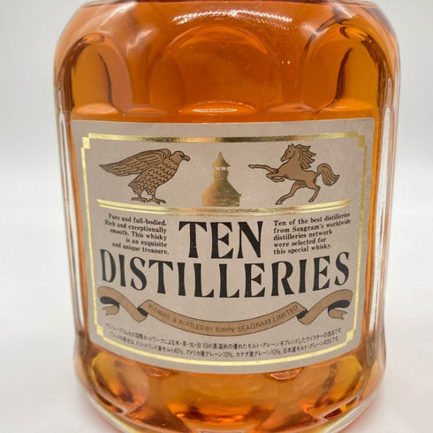 東京都限定◆キリンシーグラム テンディスティラリー 10の蒸溜所 720ml 43% Krin seagram TEN DISTILLERIES 【AA】