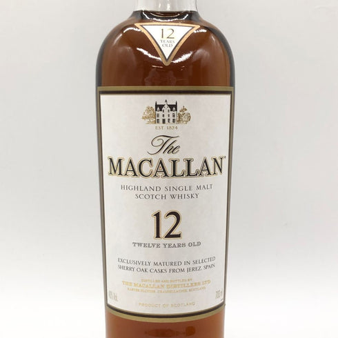 マッカラン 12年 ハイランド シェリーオーク 旧ボトル MACALLAN 【N4】