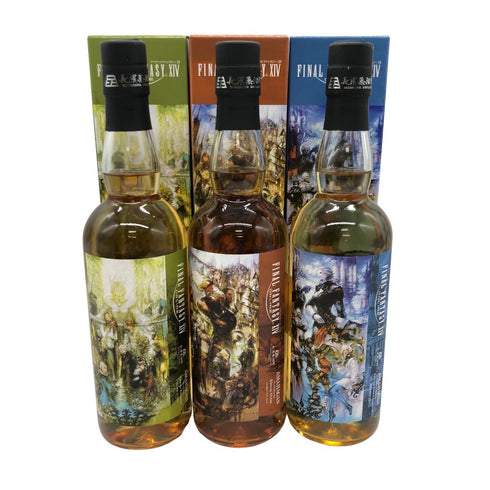 東京都限定◆アマハガン ファイナルファンタジーXIV グリダニア&リムサ・ロミンサ&ウルダハ 700ml 40% 長濱蒸留所 3本セット【Z1】