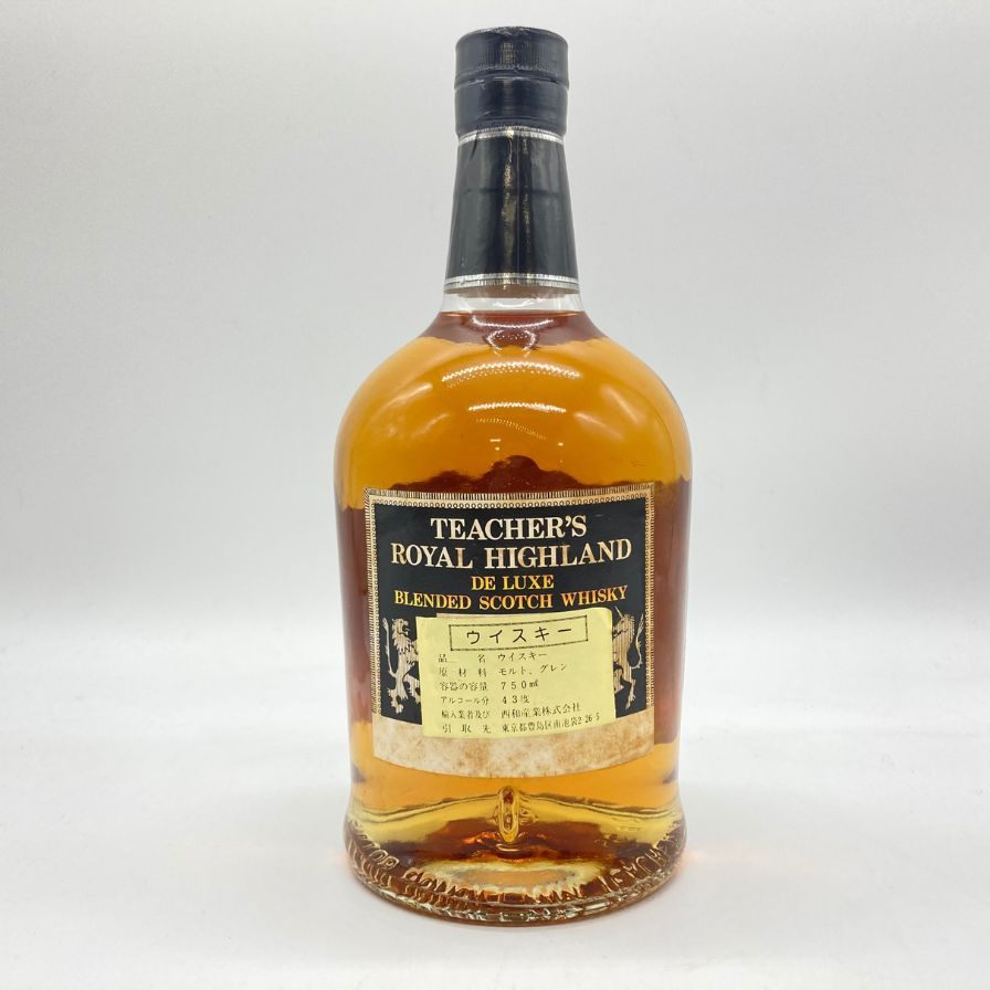 ティーチャーズ 12年ロイヤル ハイランド デラックス 750ml ティーチャーズ 12年 ロイヤル ハイランド デラックス 750ml 43