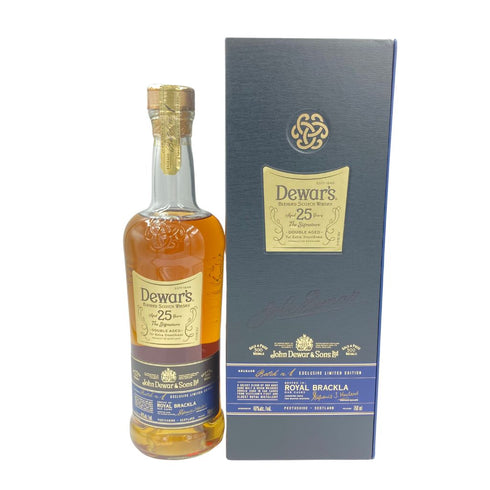 デュワーズ 25年 シグネチャー ダブルエイジ ロヤル ブラックラ 700ml 40% Dewar's ROYAL BRACKLA【A3】
