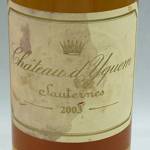 シャトー ディケム 2003 750ml 14% Chateau d’yquem【I】