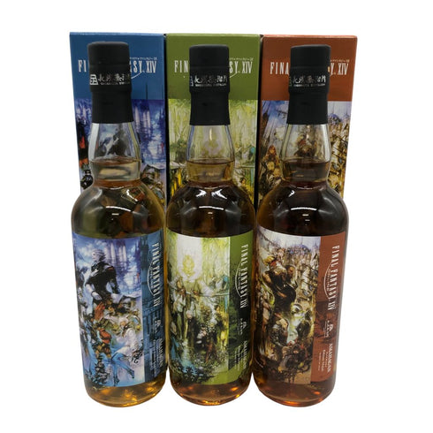 東京都限定◆アマハガン ファイナルファンタジーXIV グリダニア&リムサ・ロミンサ&ウルダハ 700ml 40% 長濱蒸留所 3本セット【W】