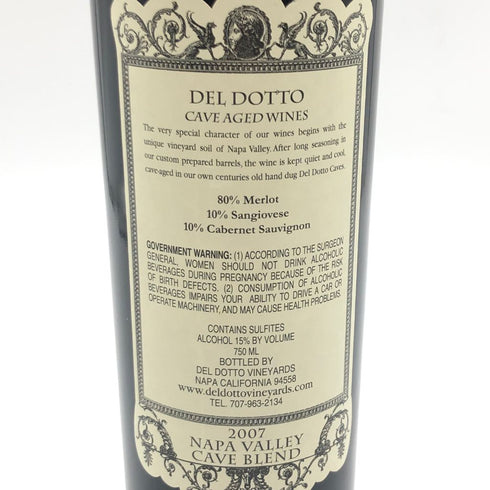 デル ドット カーヴ ブレンド 2007 750ml 15% DEL DOTTO CAVES CAVE BLEND【G4】