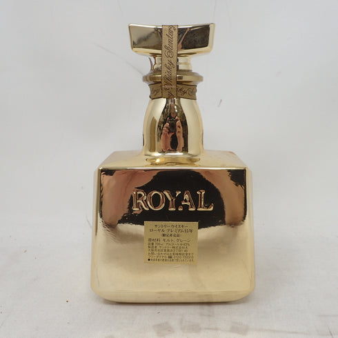 【東京都限定】サントリー ローヤル プレミアム ゴールドボトル 陶器 43% 700ml 1446g SUNTORY ROYAL【AA】
