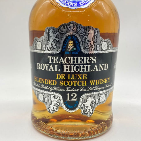 ティーチャーズ 12年 ロイヤル ハイランド デラックス 750ml 43% TEACHER'S ROYAL HIGHLAND DE LUXE 【AA】