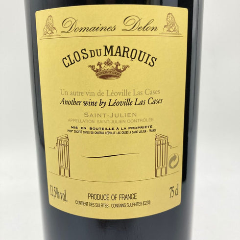 クロ デュ マルキ サンジュリアン 2008 750ml 13.5% CLOS DU MARQUES Saint Julien【AK】