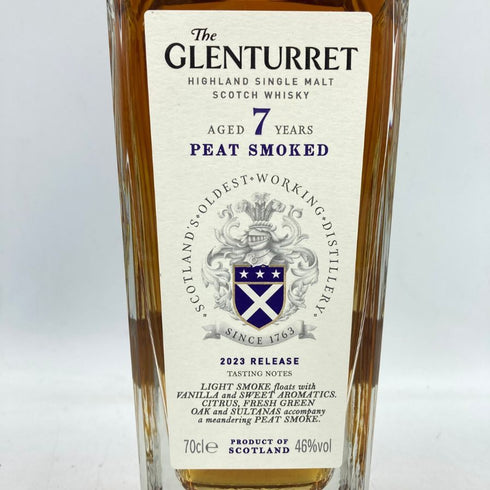グレンタレット 7年 ピートスモーク 700ml 46% The Glenturret 【O】