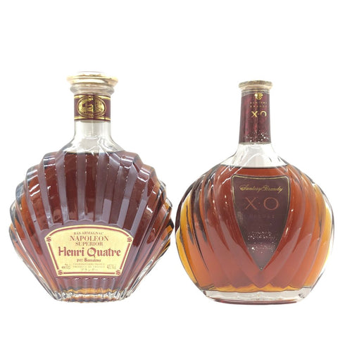 東京都限定◆サントリー XO & アンリ カトル ナポレオンスペリオール ブランデーまとめ 700ml 40% SUNTORY & Henri Quatre NAPOLEON SUPERIOR 2本セット【G4】