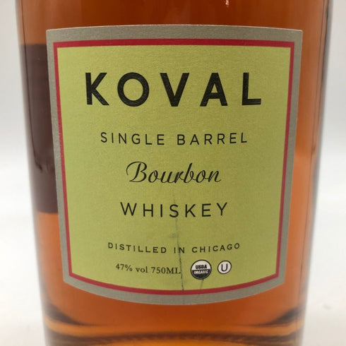 コーヴァル バーボン シングルバレル 750ml 47% KOVAL Bourbon Single Barrel 【U1】