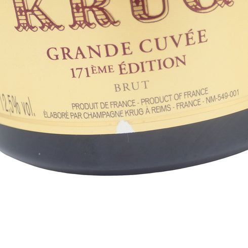 クリュッグ グランド キュヴェ 旧 12.5% 750ml KRUG【R2】