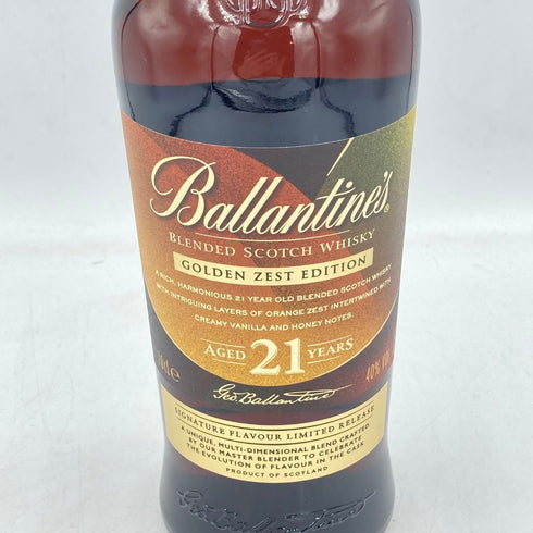 バランタイン 21年 ゴールデン ゼスト エディション 700ml 40% Ballantine's GOLDEN ZEST EDITION【AA】